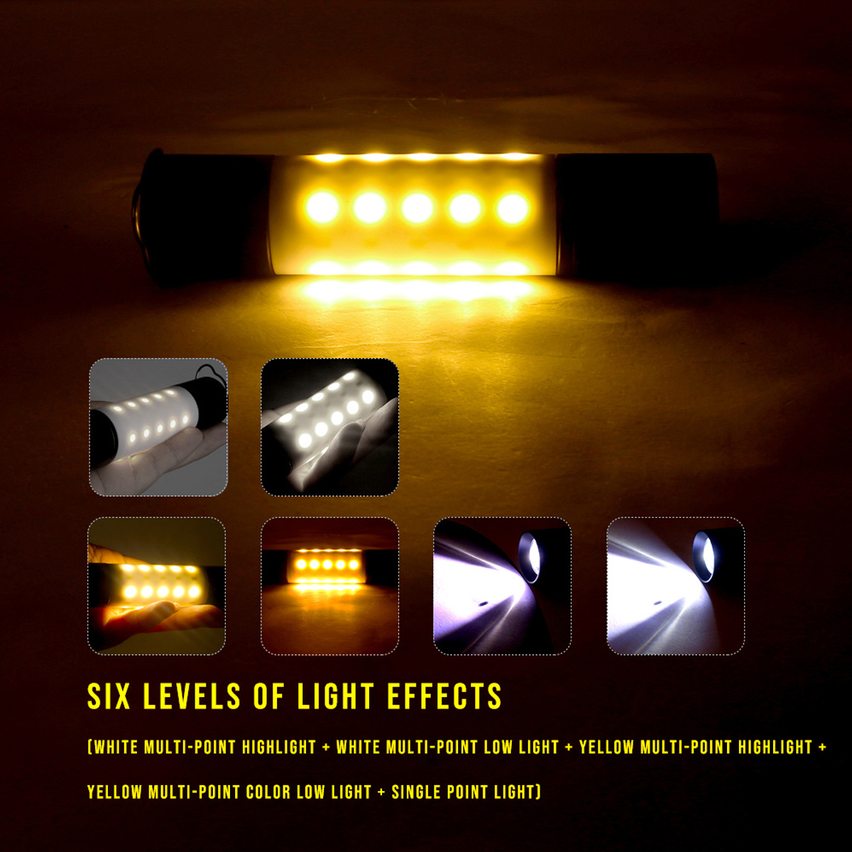 5PCS1PCS-Optional-USB-Rechargeable-Hanging-Flashlight-Zoomable-Aluminum-Alloy--ABS-LED-Outdoor-Campi-1935458-6