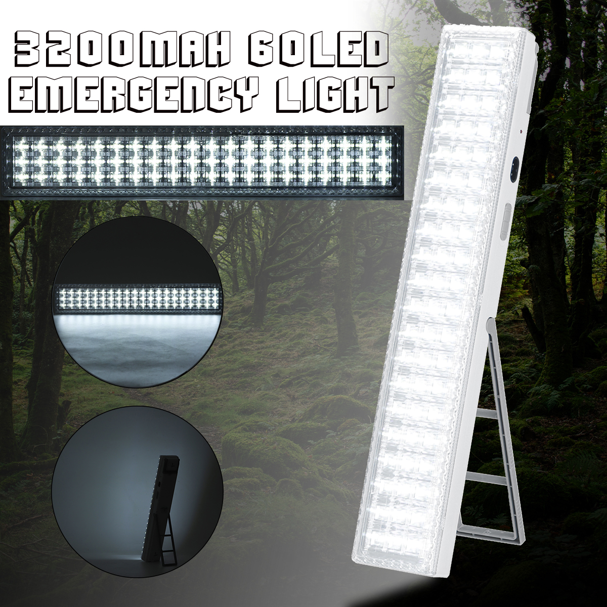 60-LED-3200mAh-SMD-Emergency-Camping-Light-2-Modes-Rechargeable-Work-Lamp-Night-Warning-Lantern-1634004-6