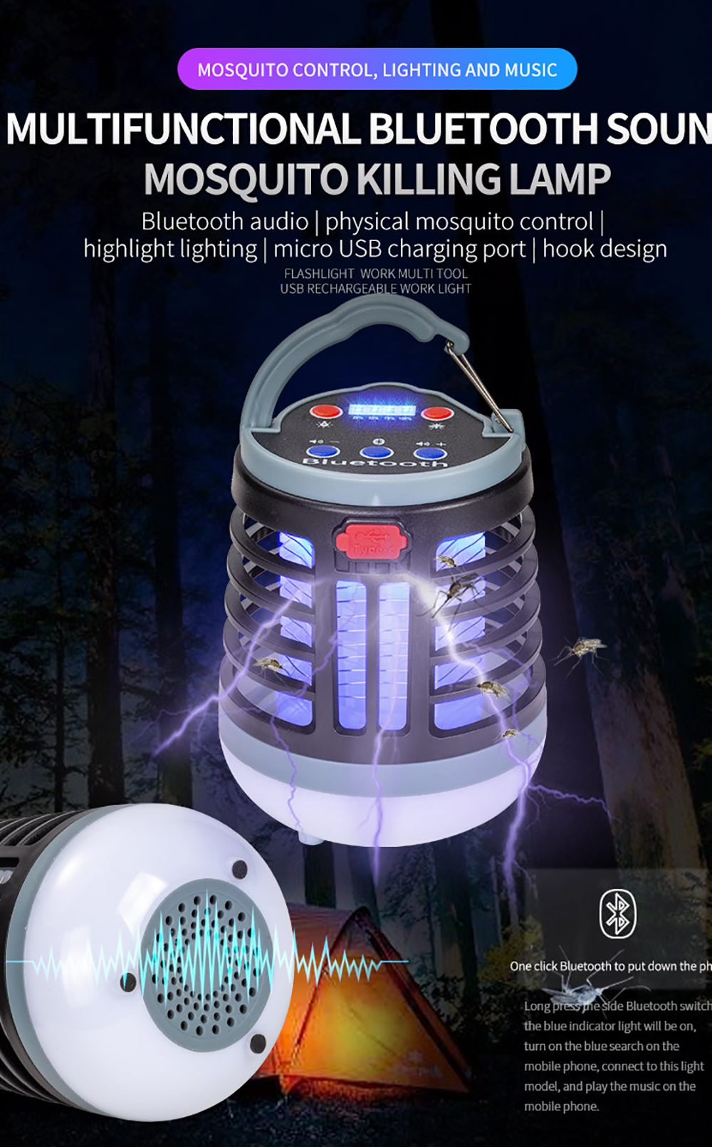 E-SMARTER-Multifunction-Mosquito-Killer-Lamp-With-LED-Camping-Lightbluetooth-Speaker-USB-Rechargeabl-1933889-1