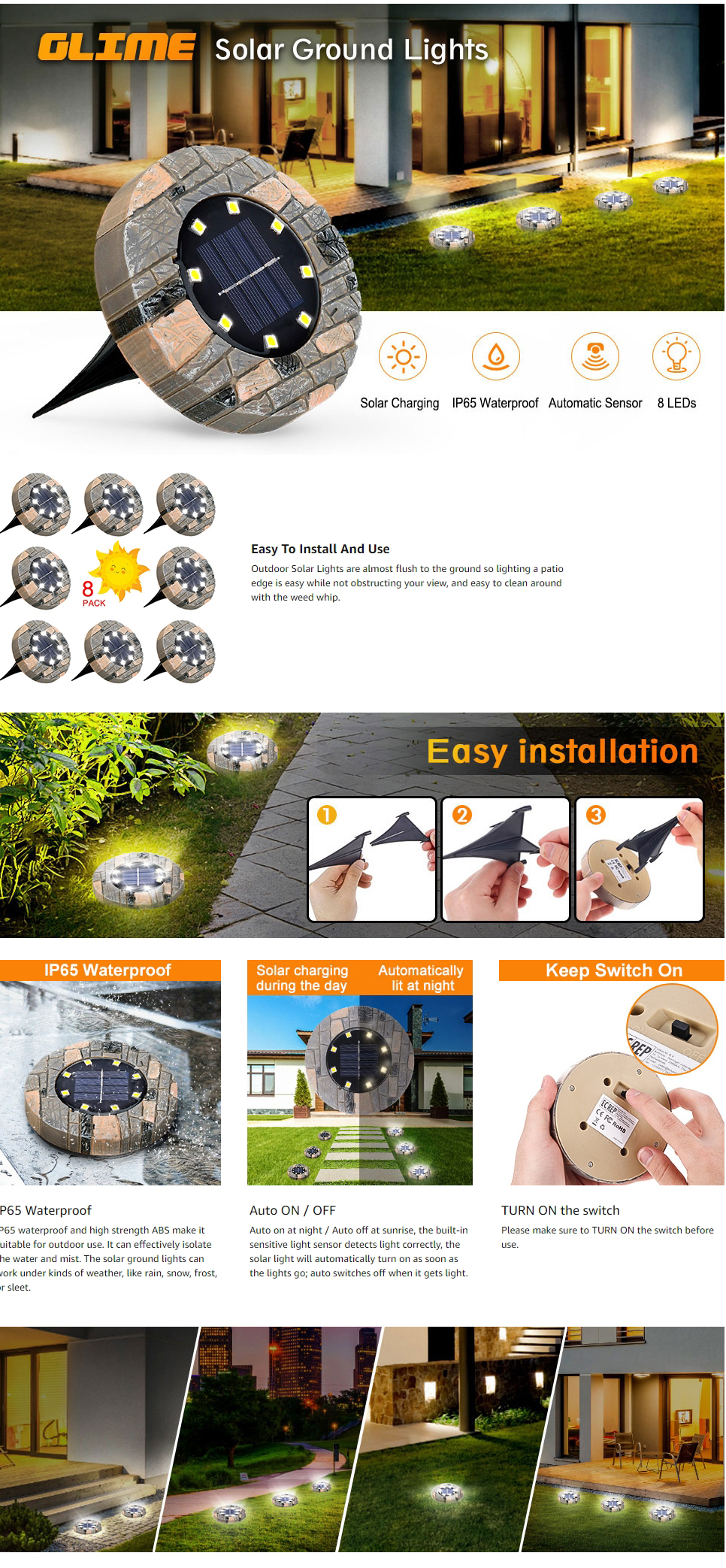 GLIME-8-Pack-Solar-Ground-Lights-GLIME-8-LED-Disk-Solar-Lights-Outdoor-Upgraded-Garden-Waterproof-Br-1707232-1