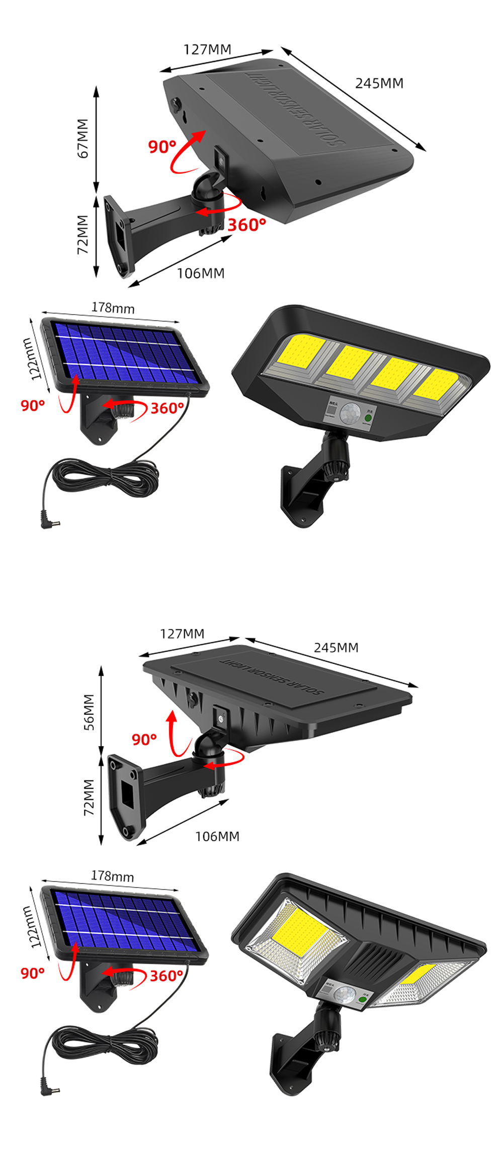 IPReereg-Solar-Garden-Light-138160-COB-Motion-Sensor-Security-Wall-Lamp-Waterproof-Camping-Light-Law-1874696-4