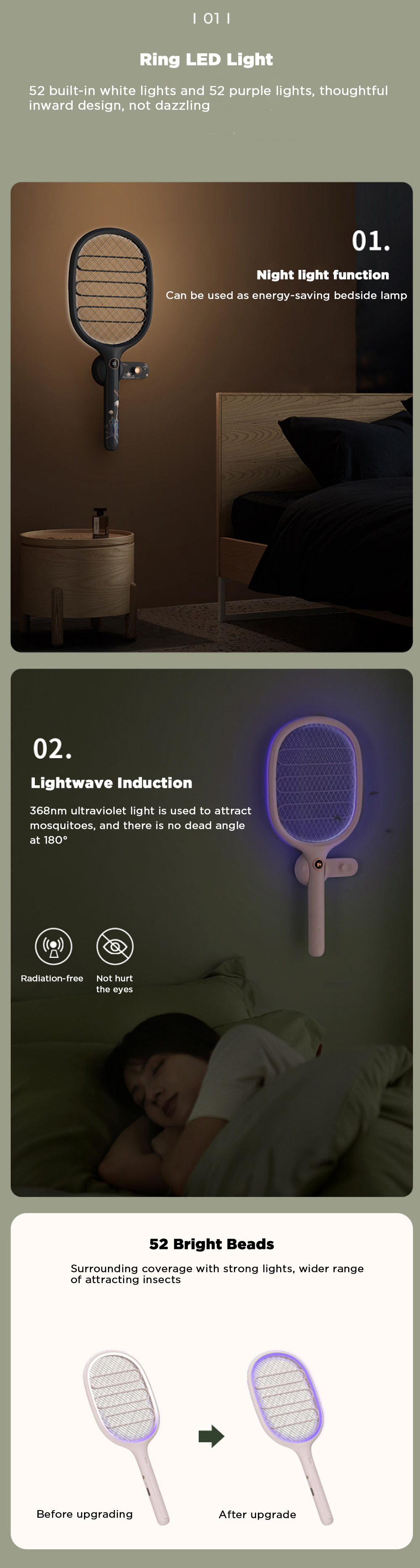 LIBERFEEL-2-in-1-Electric-Fly-Mosquito-Swatter-1800mAh-USBMagnetic-Rechargeable-3-Layer-Safety-Mesh--1730073-2