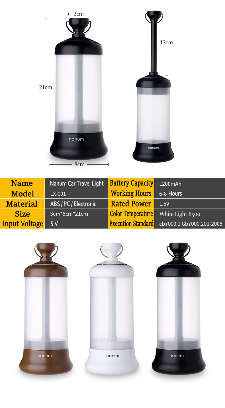 Nanum-Car-Travel-Lights-USB-Charging-Camping-Outdoor-Portable-Telescopic-Emergency-Brown-Lanterns-1131163-4
