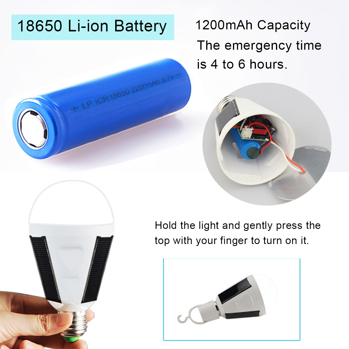 Outdoor-12W-Led-Solar-Powered-Tent-Lantern-Camping-Emergency-Lights-Portable-Fishing-Night-Bulb-1282161-3