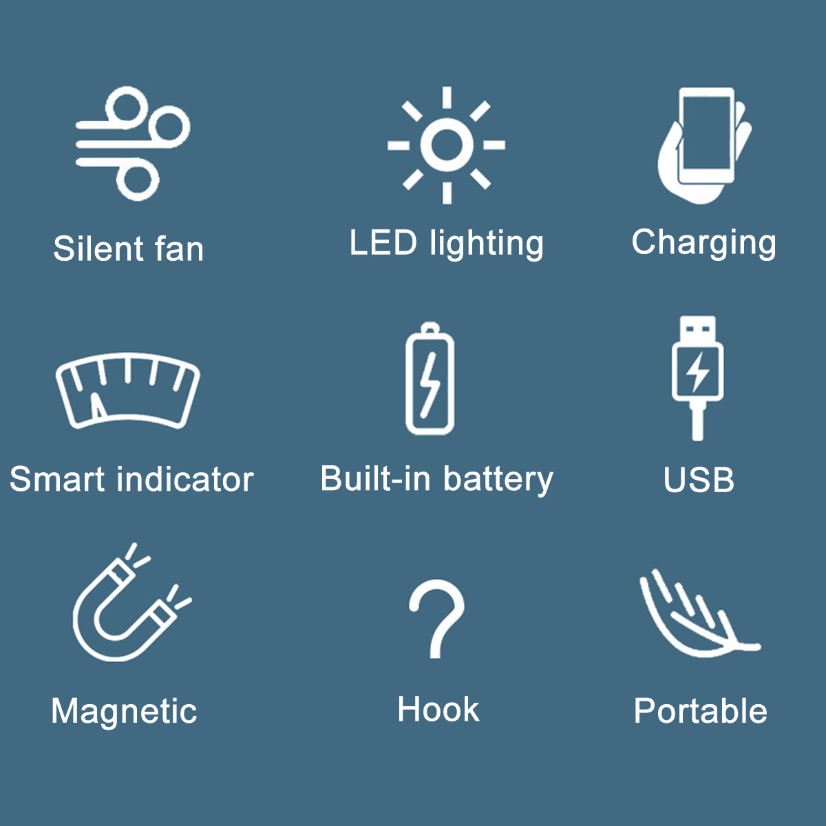 Portable-Camping-Light-Multifunction-USB-Fan-Built-in-Batteries-Rechargeable-Mini-Fan-Light-ABS-Outd-1842726-3
