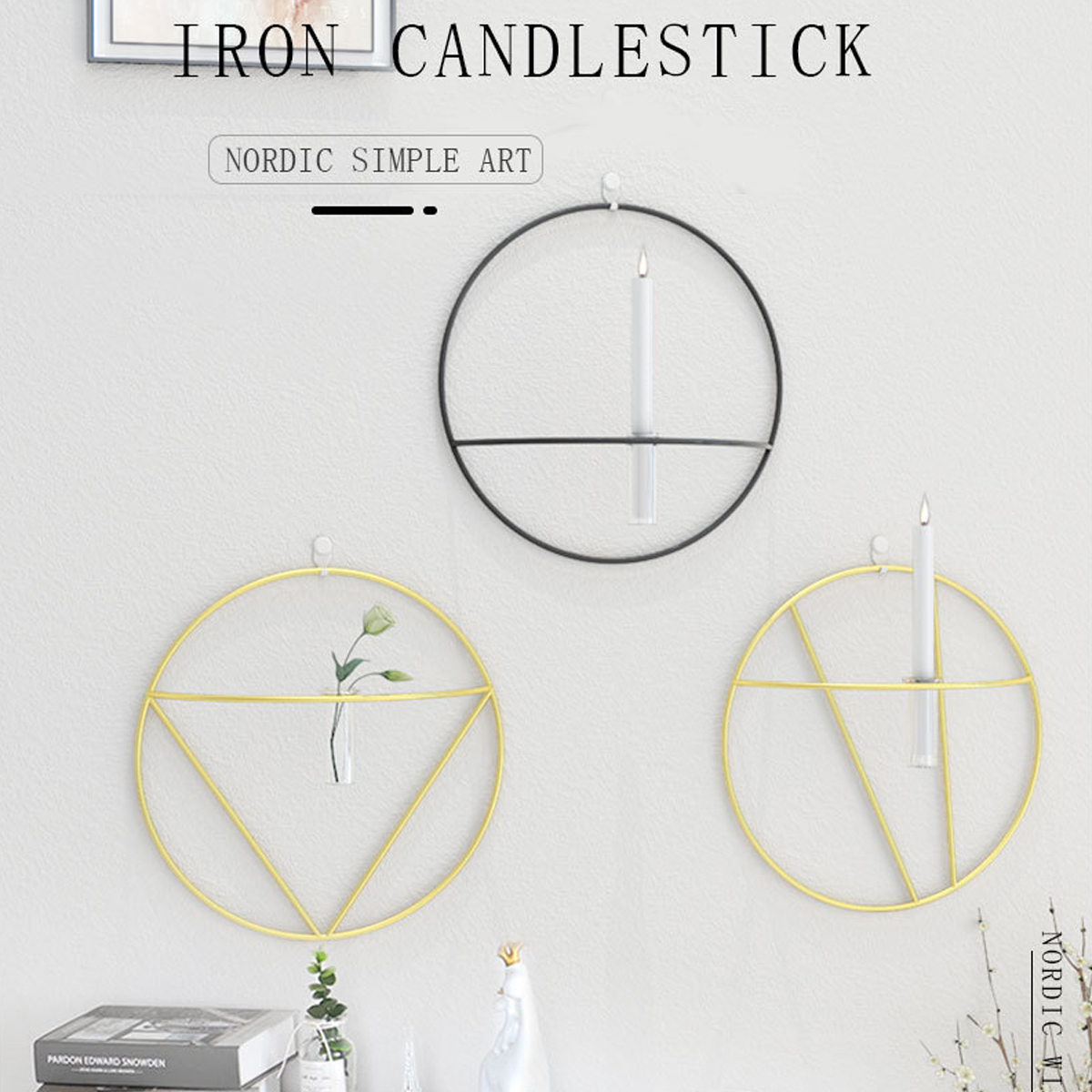 Nordic-Style-3D-Geometric-Candlestick-Metal-Wall-Candle-Holder-Home-Crafts-1727267-7