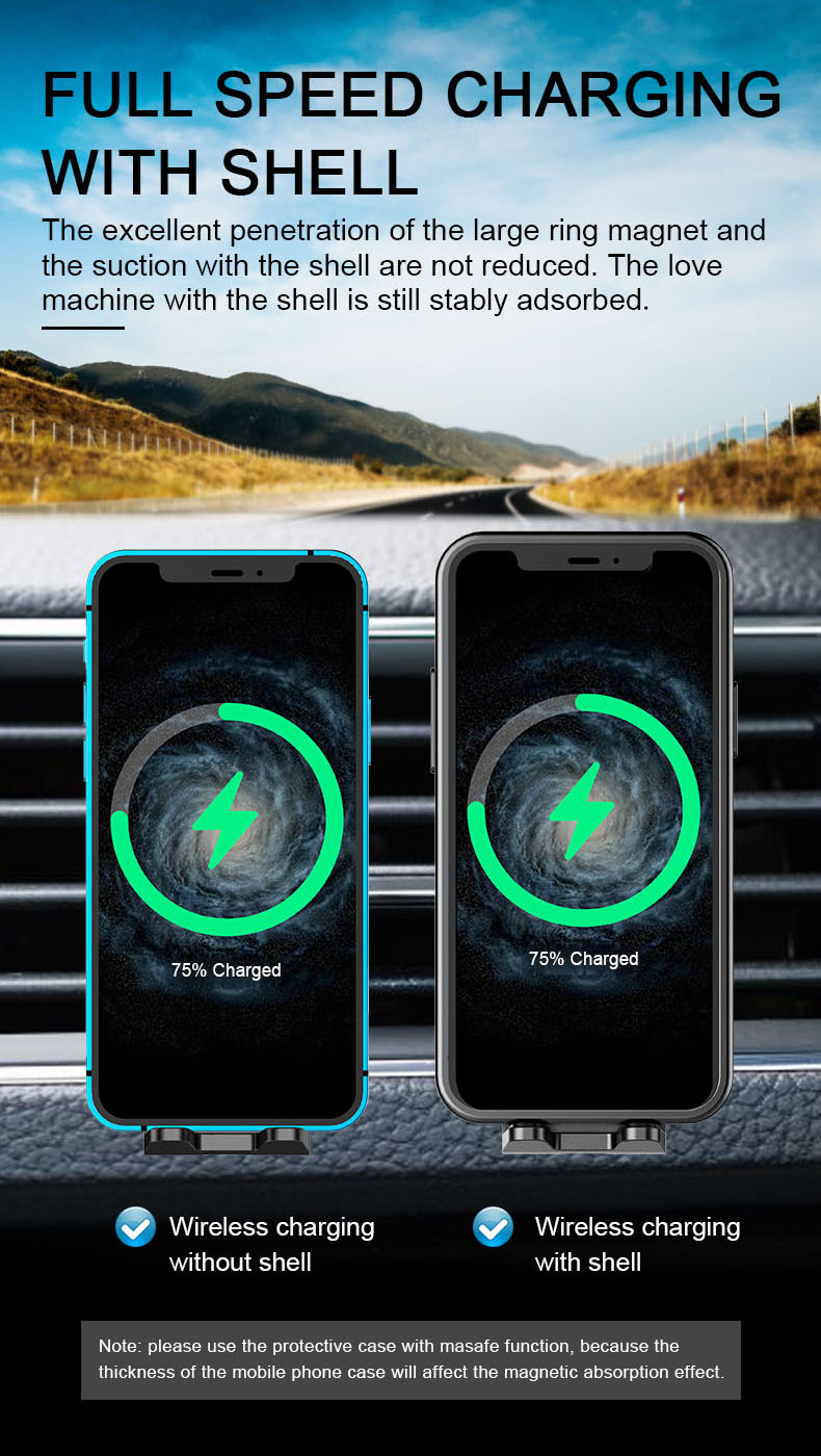 Bakeey-15W-Car-Magnetic-Wireless-Charger-Fast-Charging-Mobile-Phone-Navigation-Holder-For-iPhone-13--1940995-7