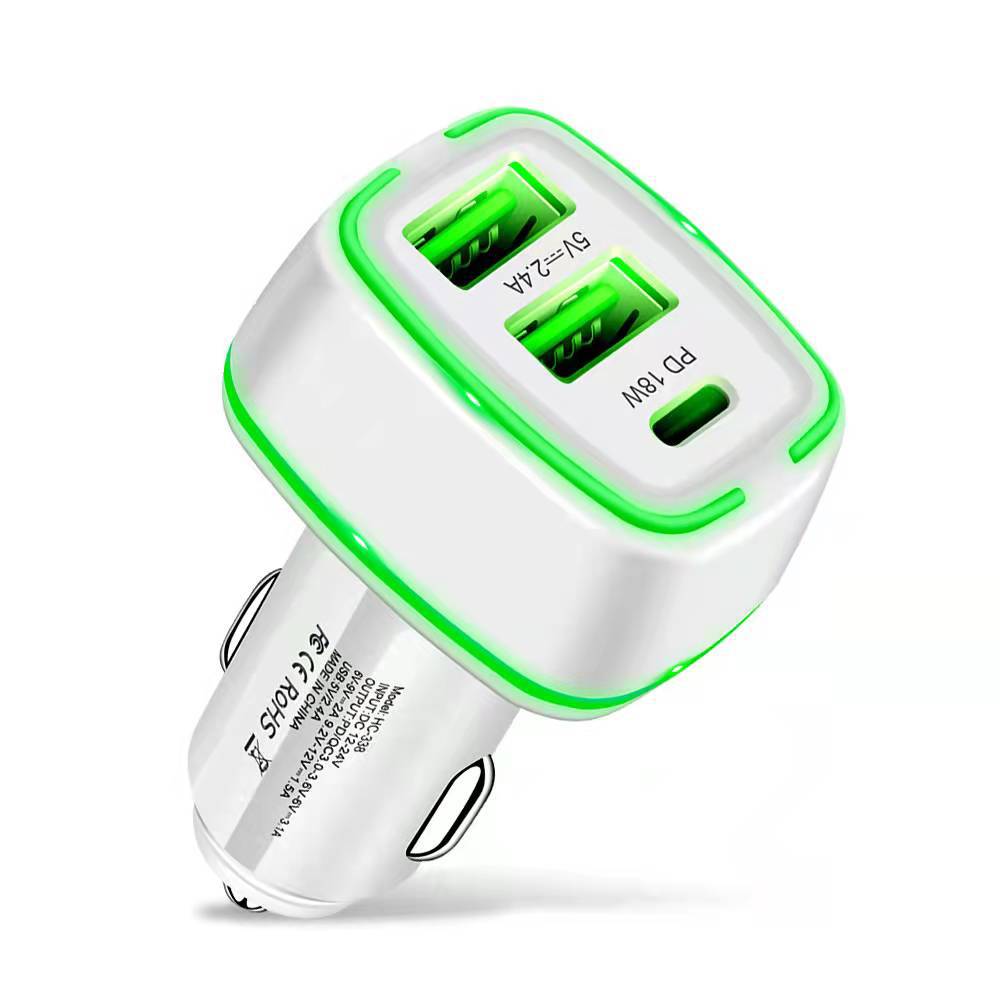Bakeey-18W-3-Port-USB-PD-Car-Charger-Adapter-USB-C-PD-QC30-Fast-Charging-For-iPhone-13-13-Mini-13-Pr-1930614-5