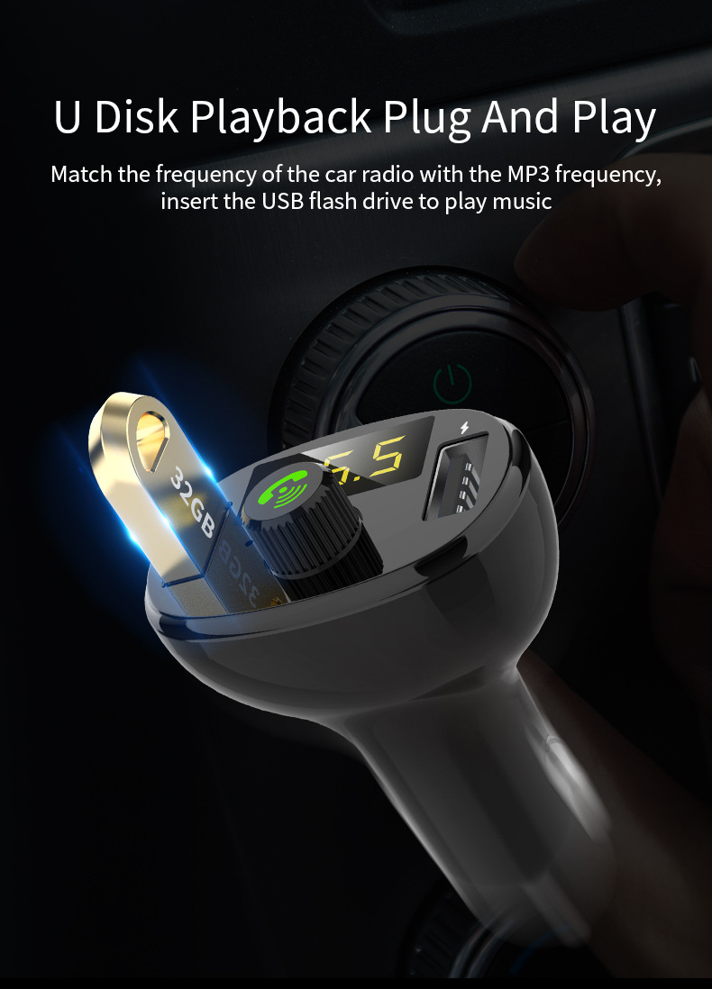 Bakeey-34A-Dual-USB-Car-Charger-bluetooth-FM-Transmitter-MP3-Player-Fast-Charging-For-iPhone-XS-11Pr-1699426-4