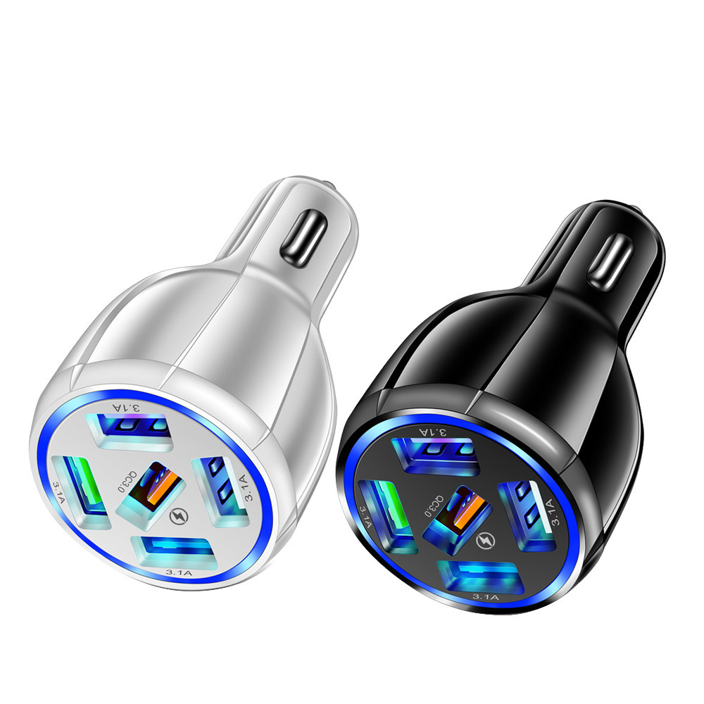 Bakeey-5-USB-QC30-Fast-Charging-Mini-Car-Charger-for-Samsung-Galaxy-Note-S21-ultra-Huawei-Mate40-One-1859864-4