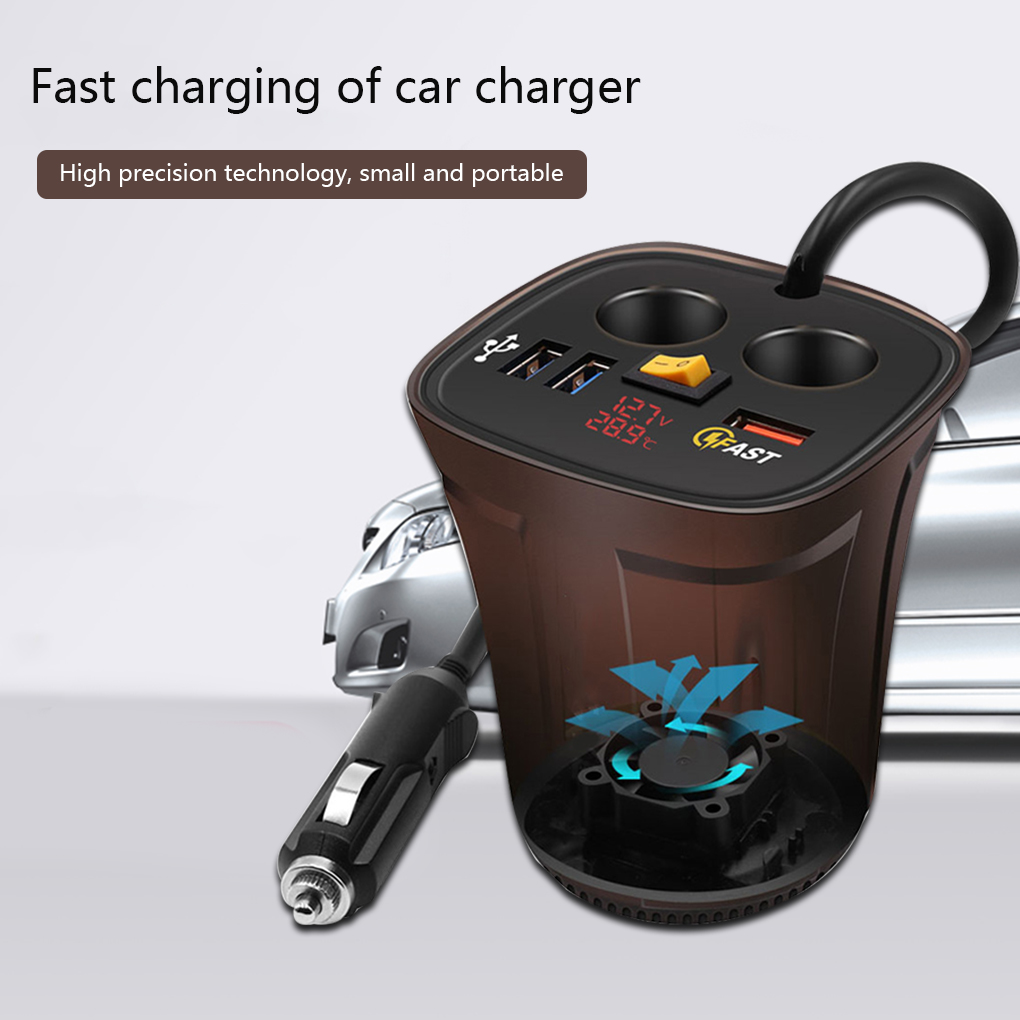 Bakeey-60W-3-In-1-Fast-Charging-USB-Car-Charger-For-iPhone-XS-11Pro-Huawei-P30-Pro-Mate-30-Pro-Xiaom-1654302-4