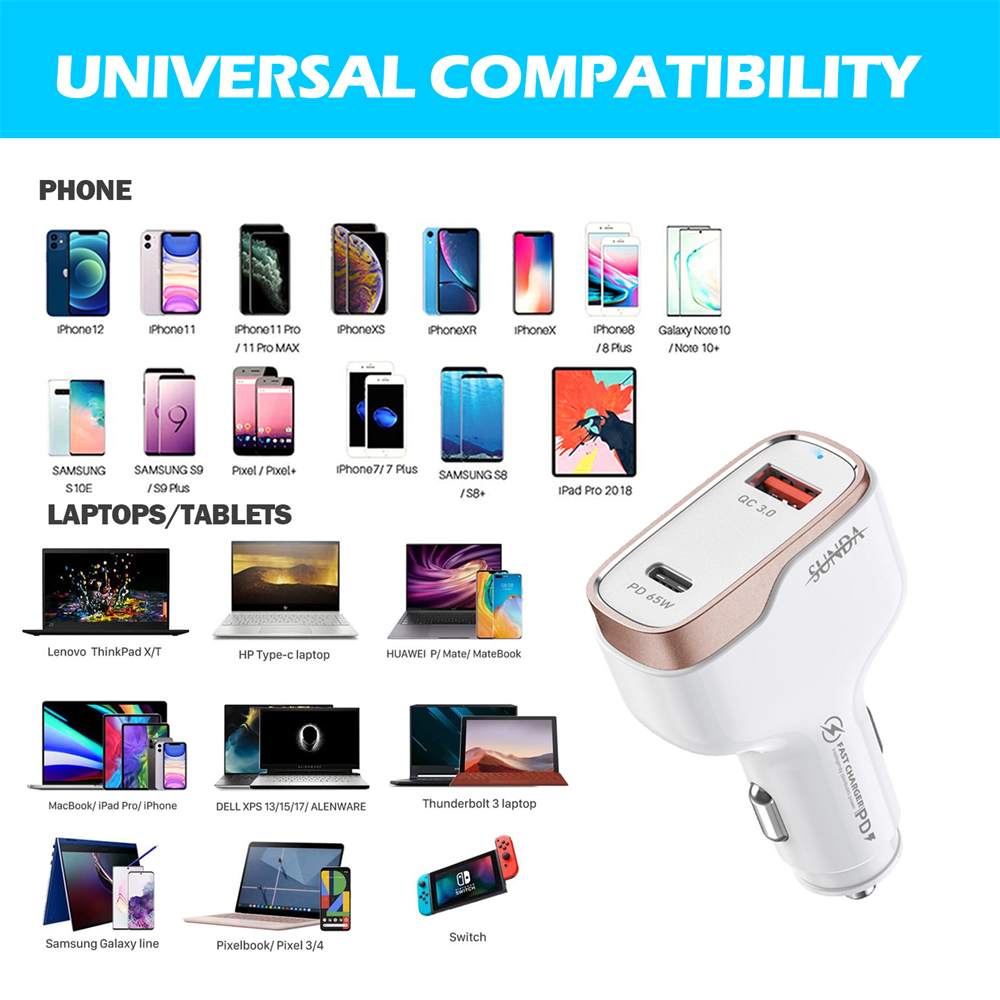 Bakeey-83W-2-Port-USB-Car-Charger-USB-C-PD-65WQC30-18W-Support-AFC-Fast-Charging-For-iPhone-13-13-Mi-1930610-6