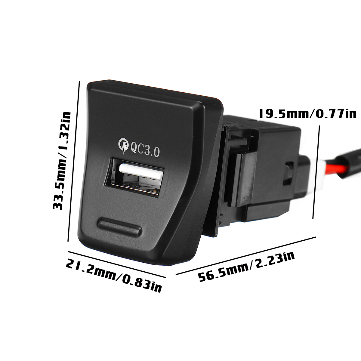 Bakeey-Central-Control-Position-QC30-Car-Charger-For-Toyota-RAV4-2019-2020-2021-Bouton-Backlight-5th-1885890-3