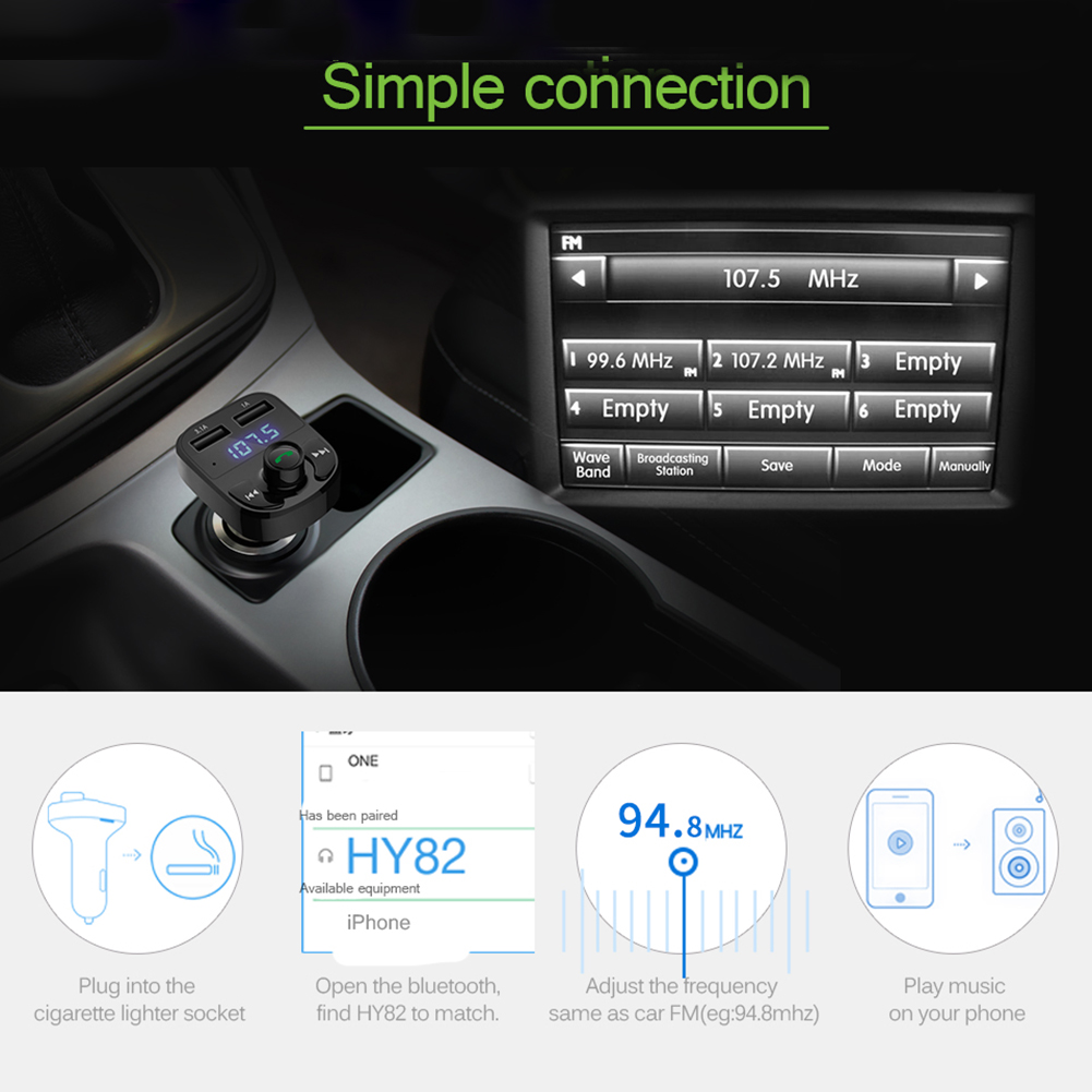 Bakeey-Dual-31A-Ports-bluetooth-USB-FM-Player-AUX-Transmitter-Hands-Free-Car-Charger-Radio-Receiver--1848462-5