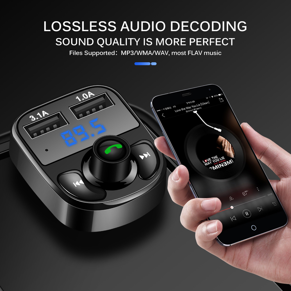Bakeey-Dual-31A-Ports-bluetooth-USB-FM-Player-AUX-Transmitter-Hands-Free-Car-Charger-Radio-Receiver--1848462-7