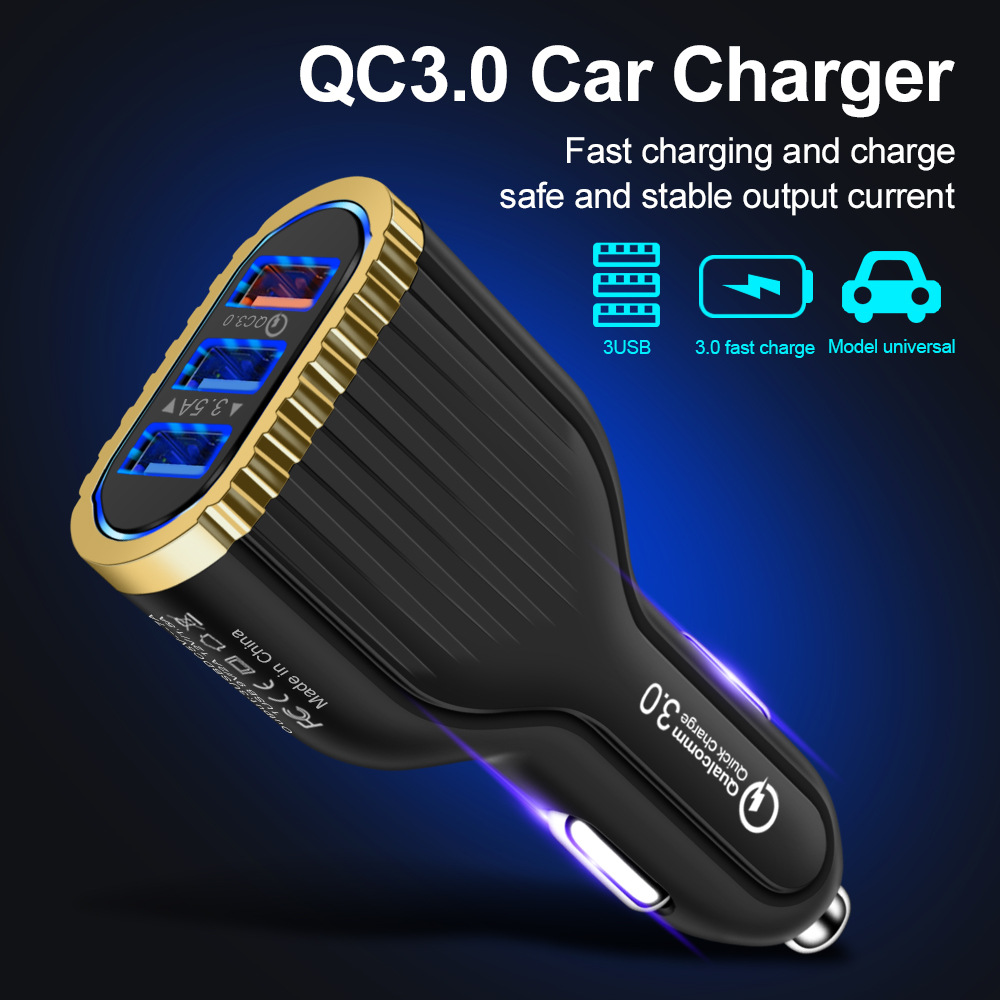 Bakeey-QC30-35A-Blue-Indication-Light-Fast-Charging-Car-Charger-For-iPhone-8Plus-XS-11Pro-Huawei-P30-1594255-1