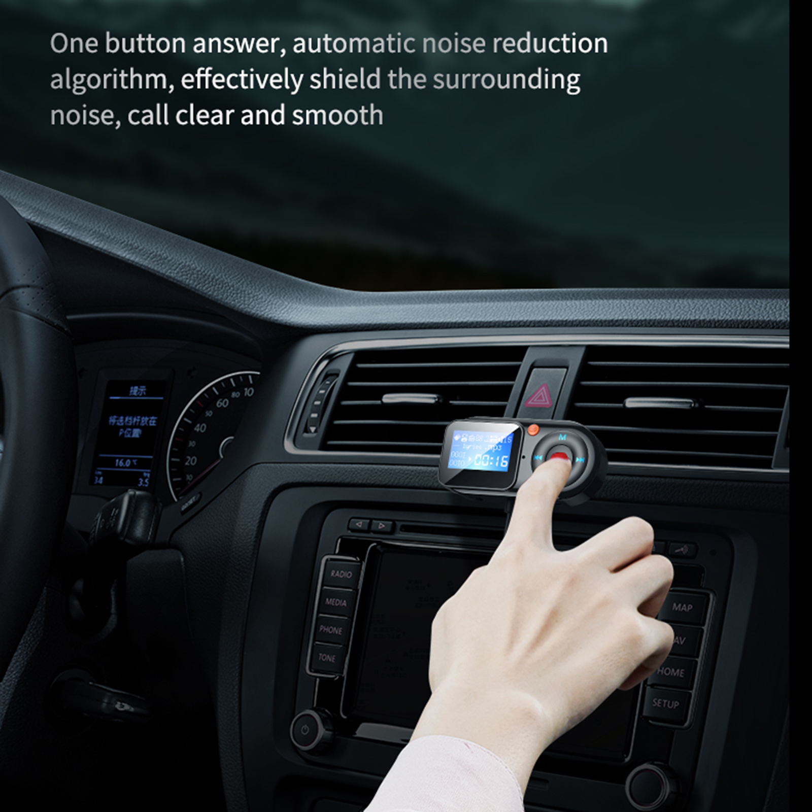 Bakeey-T1-Car-FM-Transmitter-bluetooth-MP3-Player-Handsfree-USB-Charger-Support-TF-Card-Music-Player-1872998-4