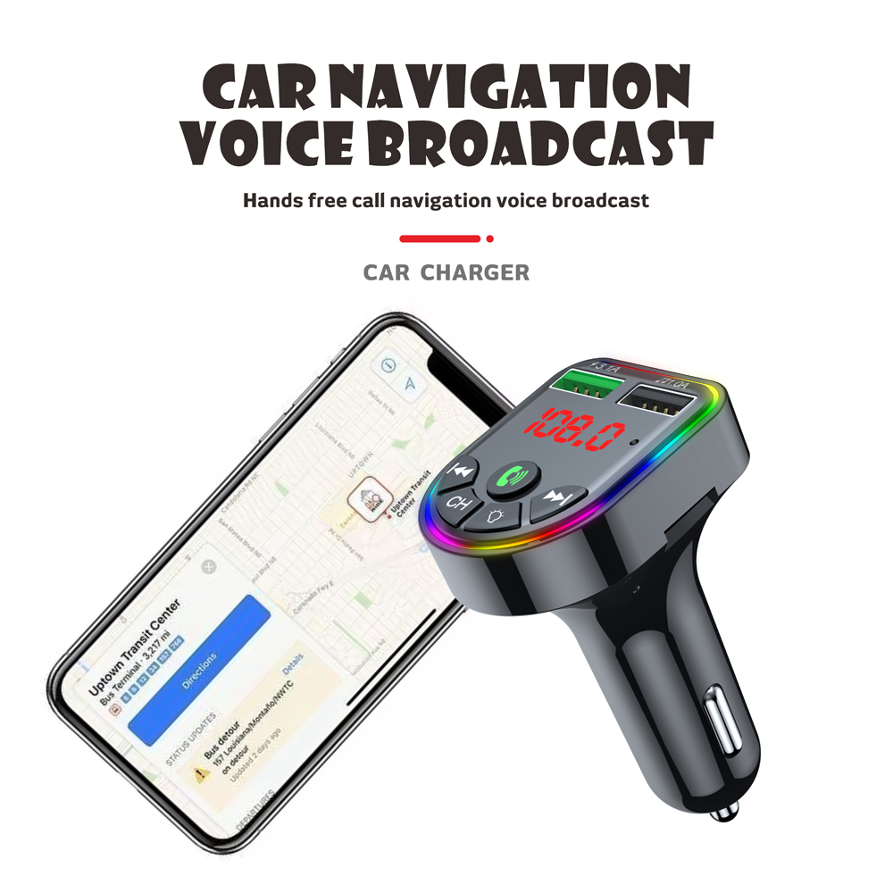 Bakeey-bluetooth-V50-FM-Transmitter-Dual-USB-Car-Charger-7-Colors-RGB-Backlit-Light-LED-Digital-Disp-1903985-4