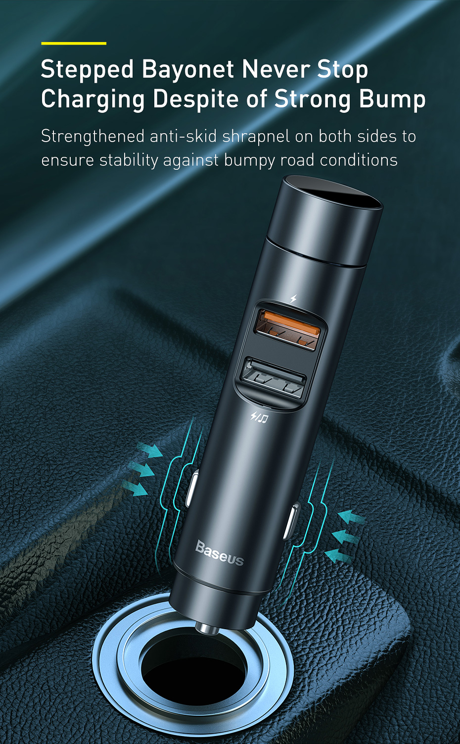 Baseus-Car-31A-PPS-Quick-Charge-Dual-USB-Charger-bluetooth-V50-FM-Transmitter-Adapter-Modulator-Wire-1745431-12