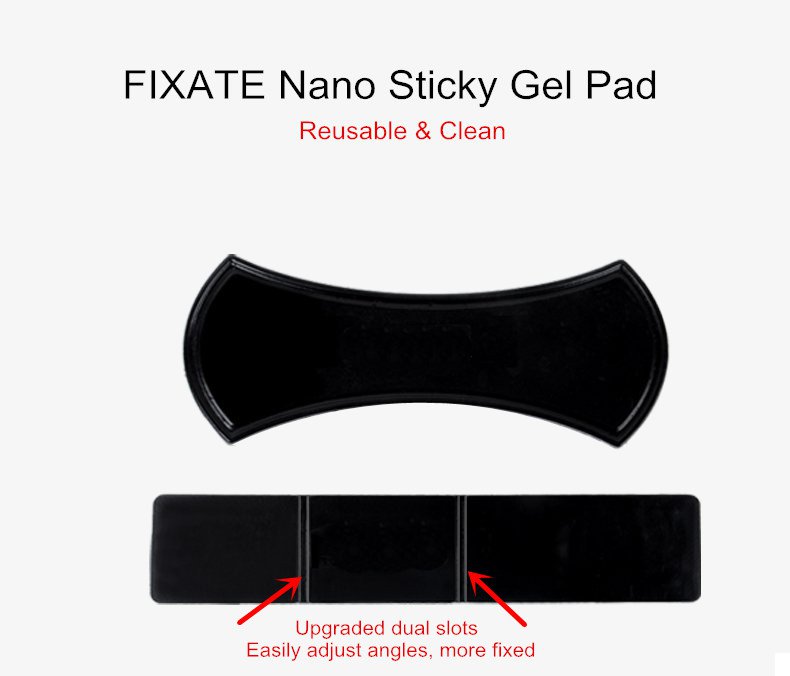 2-Pcs-Upgraded-Dual-Slots-Fixed-Adjustable-Powerful-Sticky-Anti-slip-Gel-Pad-Wall-Stand-Phone-Holder-1292289-1
