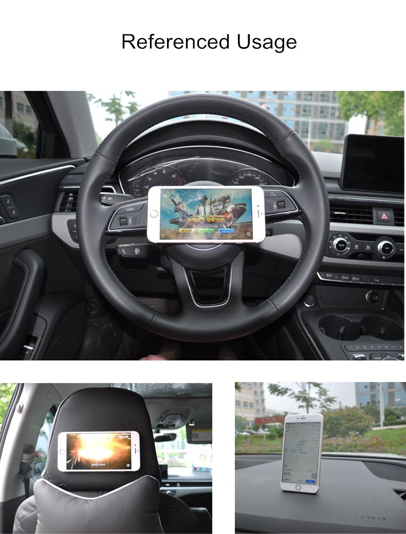 2-Pcs-Upgraded-Dual-Slots-Fixed-Adjustable-Powerful-Sticky-Anti-slip-Gel-Pad-Wall-Stand-Phone-Holder-1292289-3