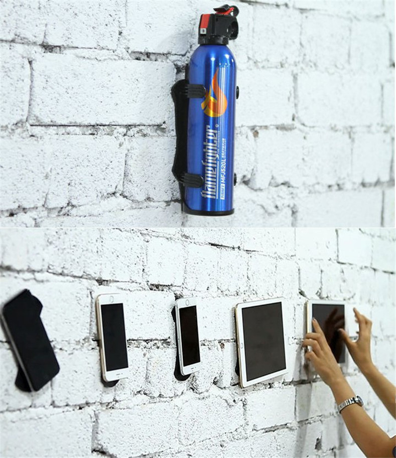 2-Pcs-Upgraded-Dual-Slots-Fixed-Adjustable-Powerful-Sticky-Anti-slip-Gel-Pad-Wall-Stand-Phone-Holder-1292289-5