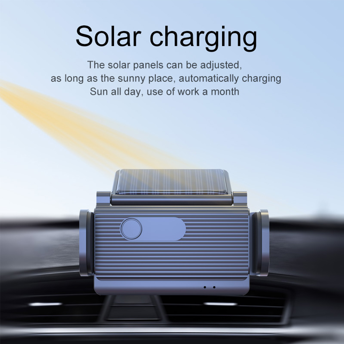 AUTSOME-300mAh-Car-Solar-Powered-Auto-Induction-Vehicle-Bracket-Mobile-Phone-Holder-Stand-for-iPhone-1885613-3