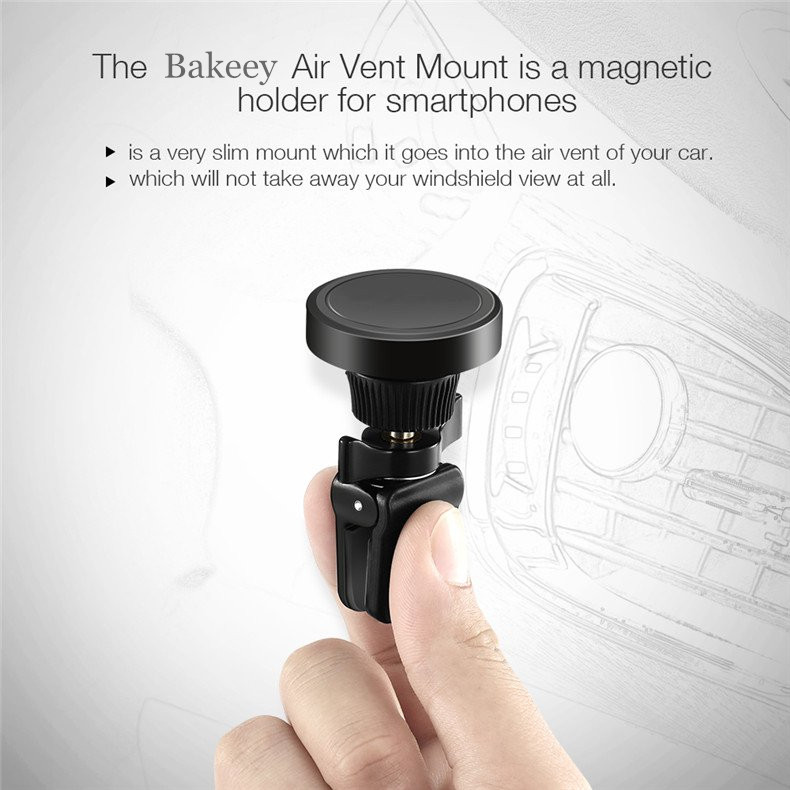 Bakeey-360-Degree-Rotation-Magnetic-Car-Air-Vent-Mount-Holder-for-iPhone-8-X-Mobile-Phone-1046128-8