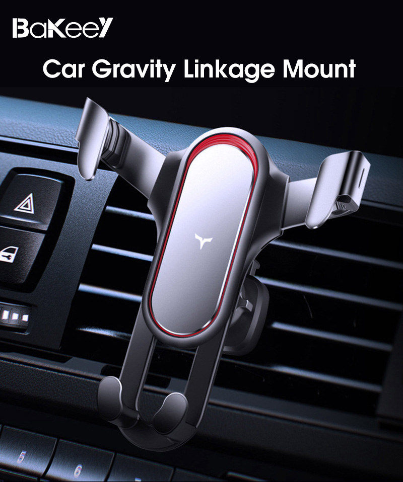 Bakeey-C3-Aluminum-Alloy-Car-Air-Vent-Bracket-Gravity-Linkage-Mobile-Phone-Holder-Stand-for-POCO-X3--1904480-1