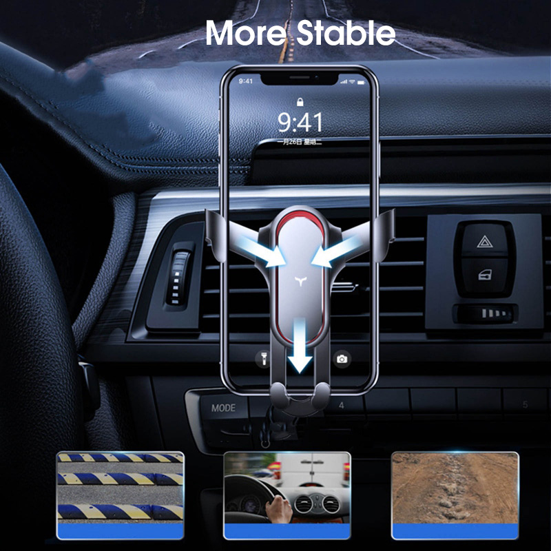 Bakeey-C3-Aluminum-Alloy-Car-Air-Vent-Bracket-Gravity-Linkage-Mobile-Phone-Holder-Stand-for-POCO-X3--1904480-3