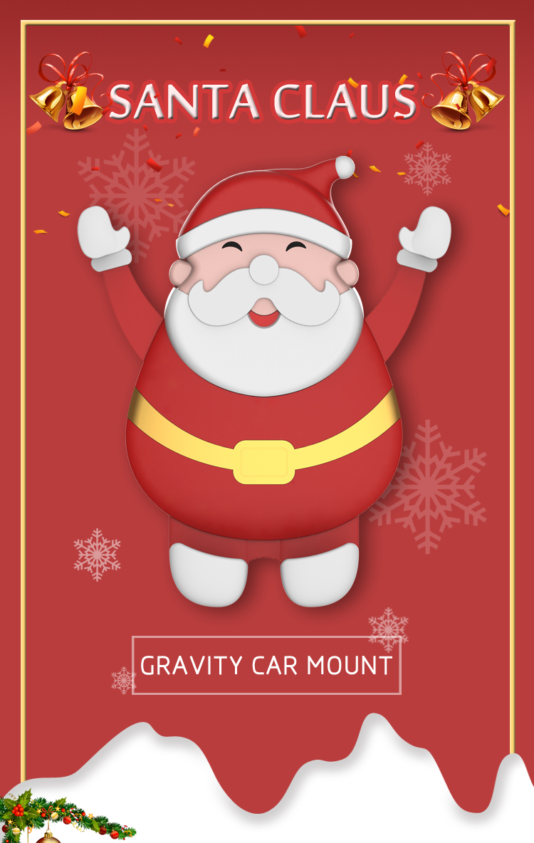 Bakeey-CL-40-Merry-Christmas-Santa-Claus-Pattern-Gravity-Linkage-Auto-Lock-Car-Air-Vent-Mobile-Phone-1768324-1