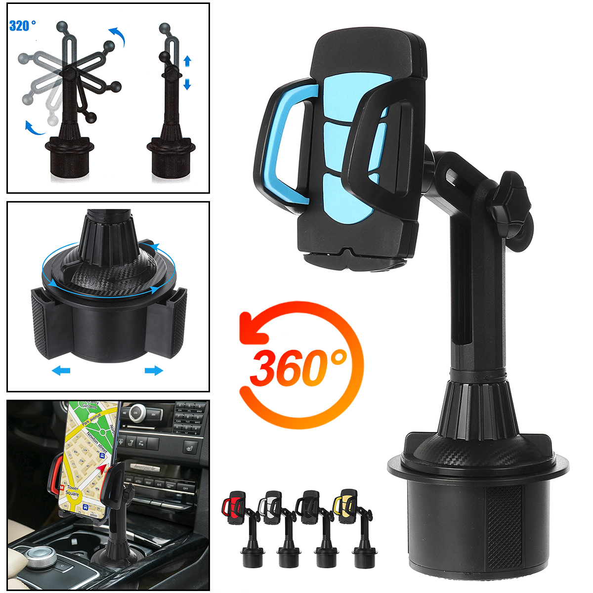 Bakeey-Car-Mount-360deg-Adjustable-Cup-Holder-Cradle-for-iPhone-12-for-Samsung-Galaxy-Note-20-ultra--1778684-3
