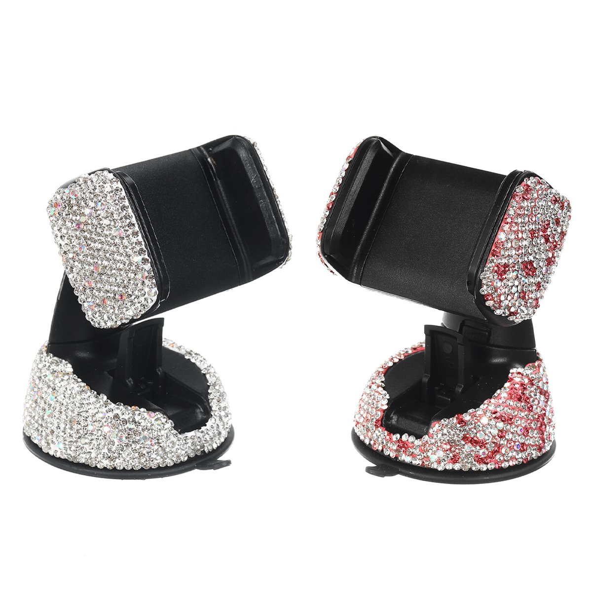 Bakeey-H16201-Car-Phone-Holder-360deg-Rotatable-Adjustable-Clamp-rhinestones-crystal--Holder-for-Air-1812265-8