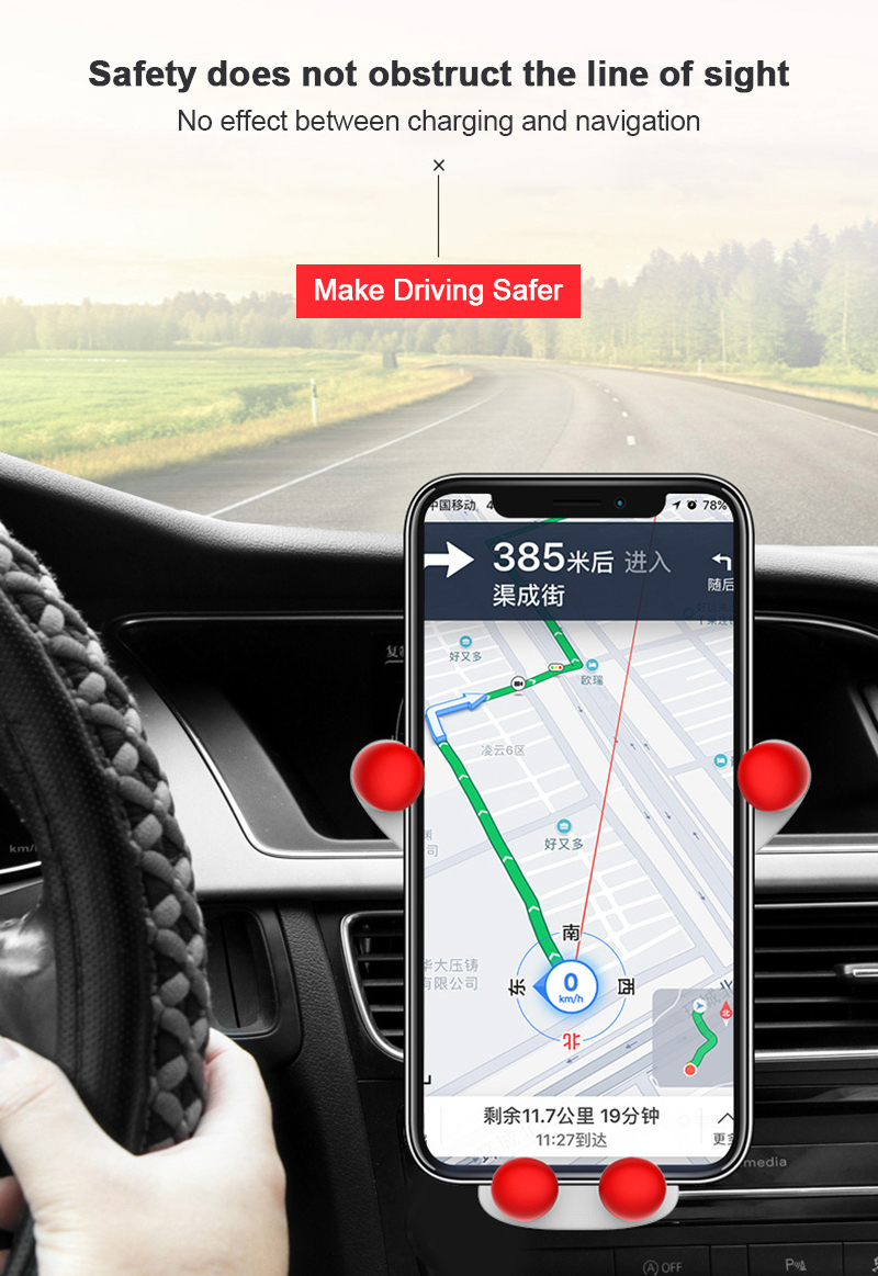 Bakeey-Merry-Christmas-Gift-10W-Wireless-Charging-Gravity-Linkage-Car-Air-Outlet-Phone-Mount-Holder-1766744-5