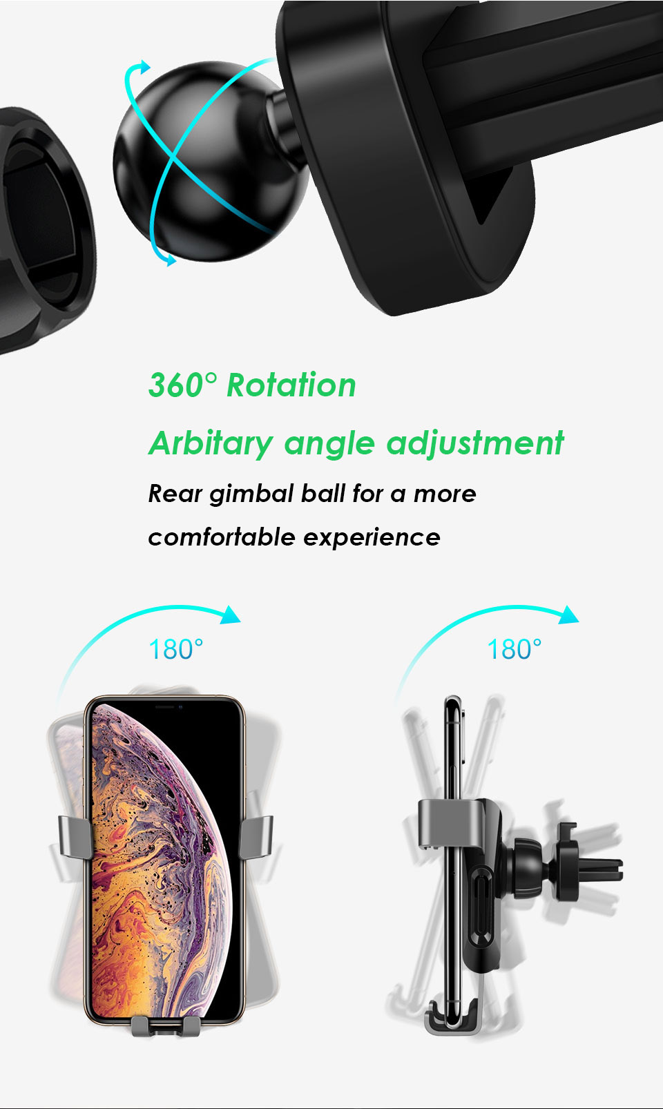 Bakeey-Metal-Gravity-Linkage-Automatical-Lock-360-Degree-Rotation-Car-Mount-Air-Vent-Holder-Stand-fo-1445587-5