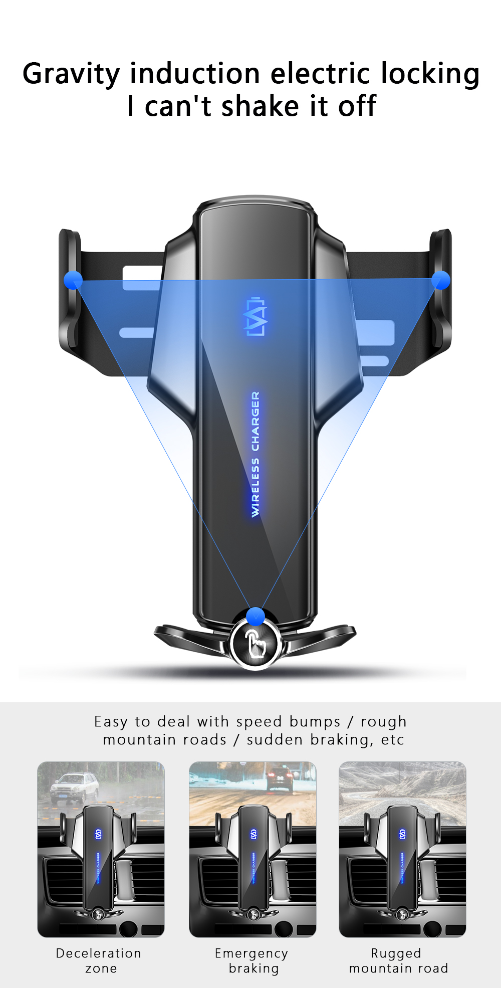 Bakeey-Q12-360deg-Rotating-15W-Qi-Wireless-Fast-Charging-Gravity-Sensor-Car-Air-Vent-Mount-Bracket-F-1922590-13