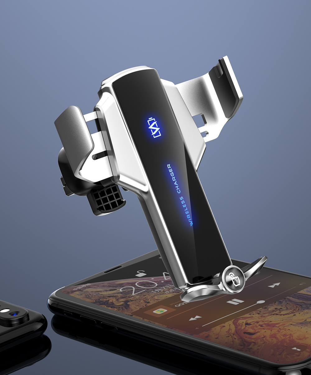Bakeey-Q12-360deg-Rotating-15W-Qi-Wireless-Fast-Charging-Gravity-Sensor-Car-Air-Vent-Mount-Bracket-F-1922590-17
