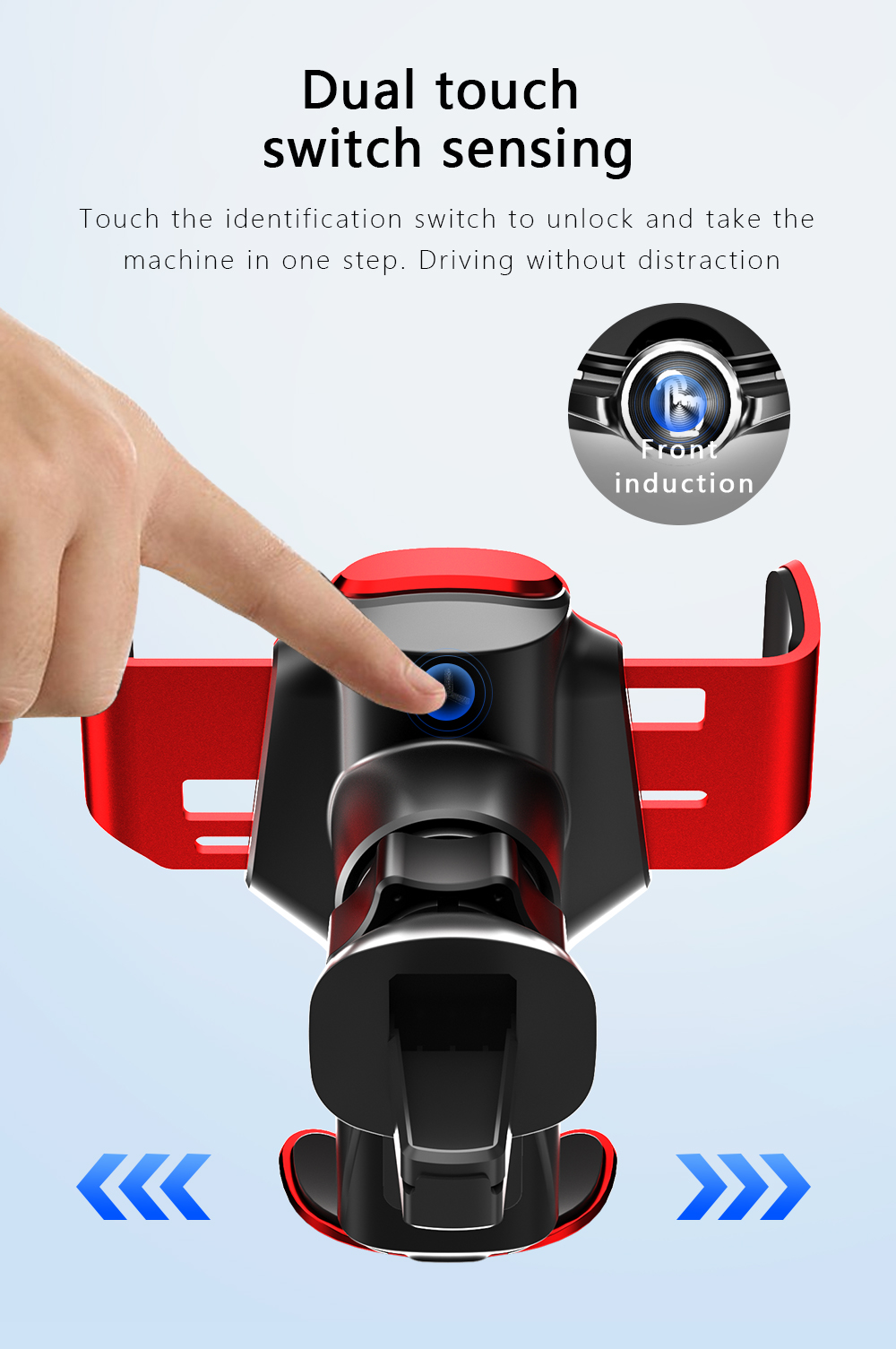 Bakeey-Q12-360deg-Rotating-15W-Qi-Wireless-Fast-Charging-Gravity-Sensor-Car-Air-Vent-Mount-Bracket-F-1922590-8