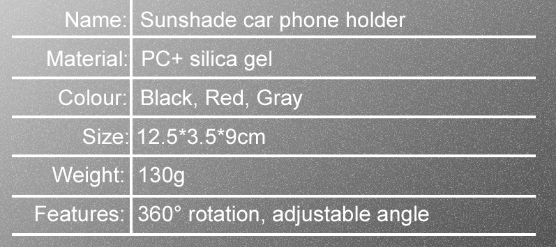 Bakeey-Universal-360deg-Adjustable-GPS-Car-Clip-Sun-Visor-Cell-Phone-Holder-For-Most-smartphones-Suc-1717935-12