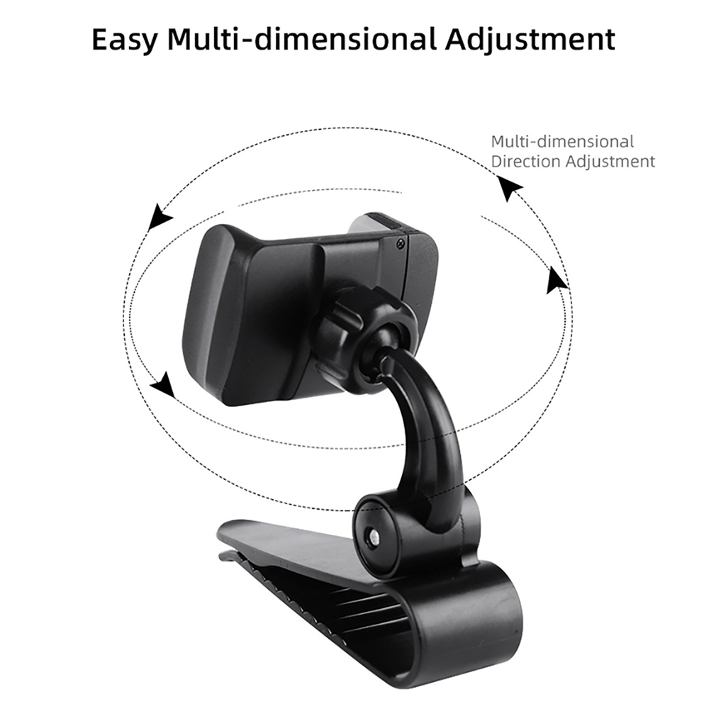 Bakeey-Universal-360deg-Adjustable-GPS-Car-Clip-Sun-Visor-Cell-Phone-Holder-For-Most-smartphones-Suc-1717935-3