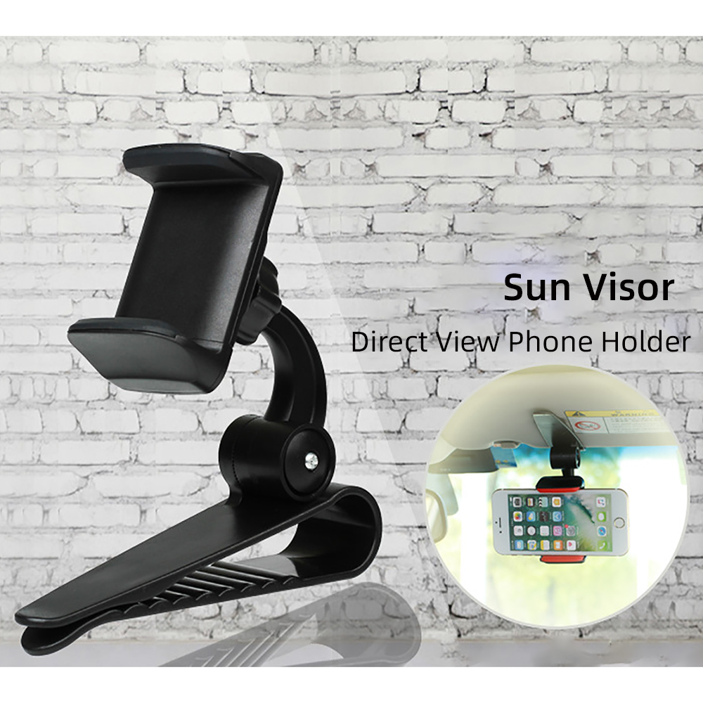 Bakeey-Universal-360deg-Adjustable-GPS-Car-Clip-Sun-Visor-Cell-Phone-Holder-For-Most-smartphones-Suc-1717935-7