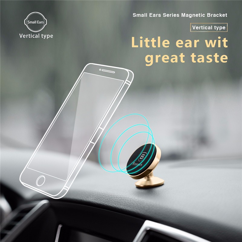 Beseus-Samll-Ears-Series-360-Degreen-Rotation-Magnetic-Bracket-Car-Mount-Phone-Stand-for-Smartphone-1107288-1