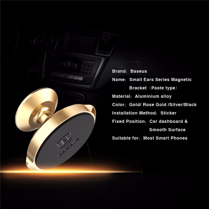 Beseus-Samll-Ears-Series-360-Degreen-Rotation-Magnetic-Bracket-Car-Mount-Phone-Stand-for-Smartphone-1107288-2