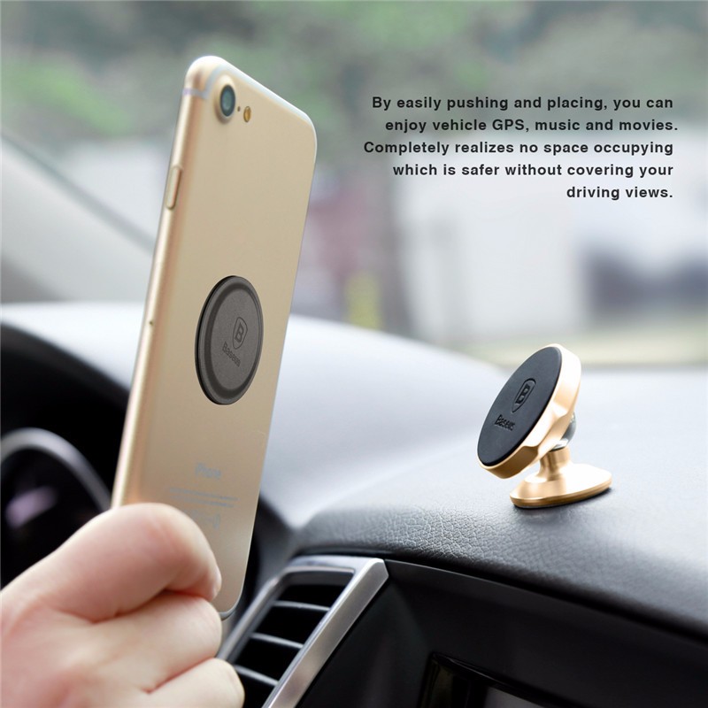 Beseus-Samll-Ears-Series-360-Degreen-Rotation-Magnetic-Bracket-Car-Mount-Phone-Stand-for-Smartphone-1107288-4
