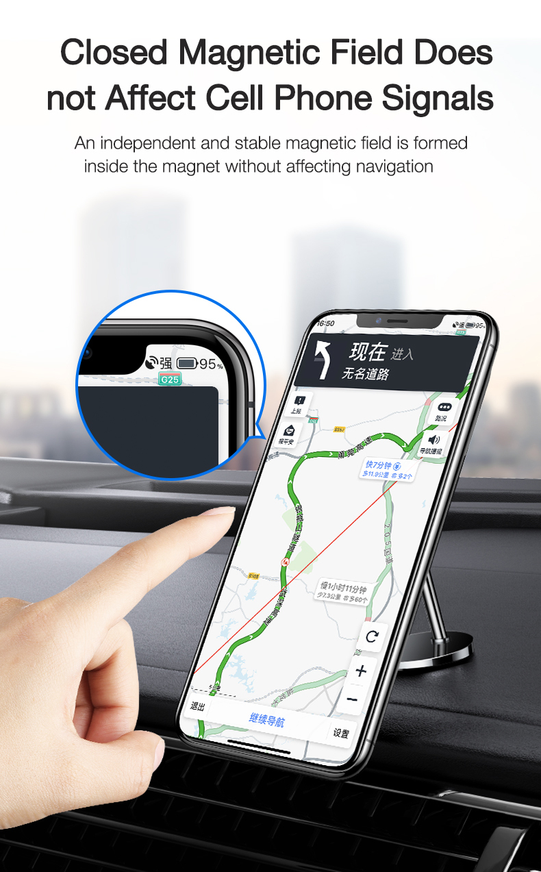 Cafele-Super-Magnetic-360-Degree-Rotation-Multifunctional-Aluminium-Alloy-Car-Dashboard-Mobile-Phone-1701208-9