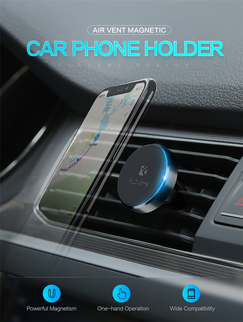 Floveme-Powerful-Magnetic-Car-Air-Vent-Holder-Mount-for-iPhone-Huawei-Mobile-Phone-1367156-1