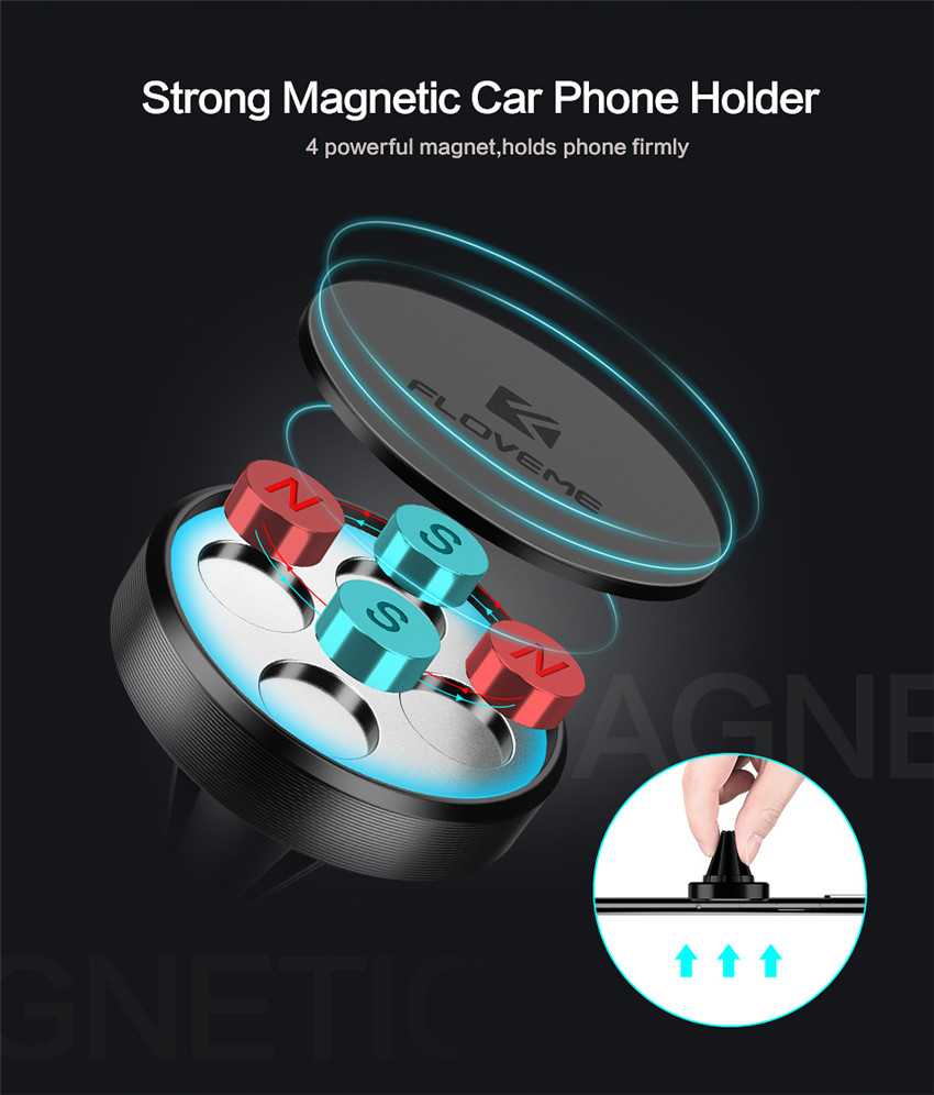 Floveme-Powerful-Magnetic-Car-Air-Vent-Holder-Mount-for-iPhone-Huawei-Mobile-Phone-1367156-2