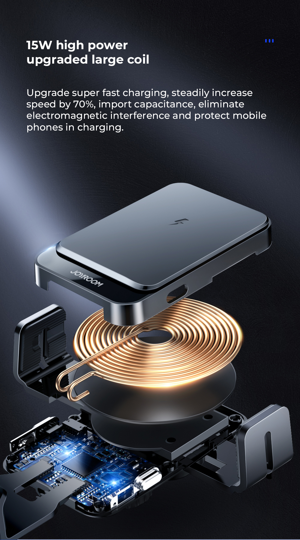 Joyroom-15W-Qi-Wireless-Fast-Charging-Car-Phone-Holder-Stand-in-Car-Air-Vent-MountDashboard-Phone-Mo-1717523-4