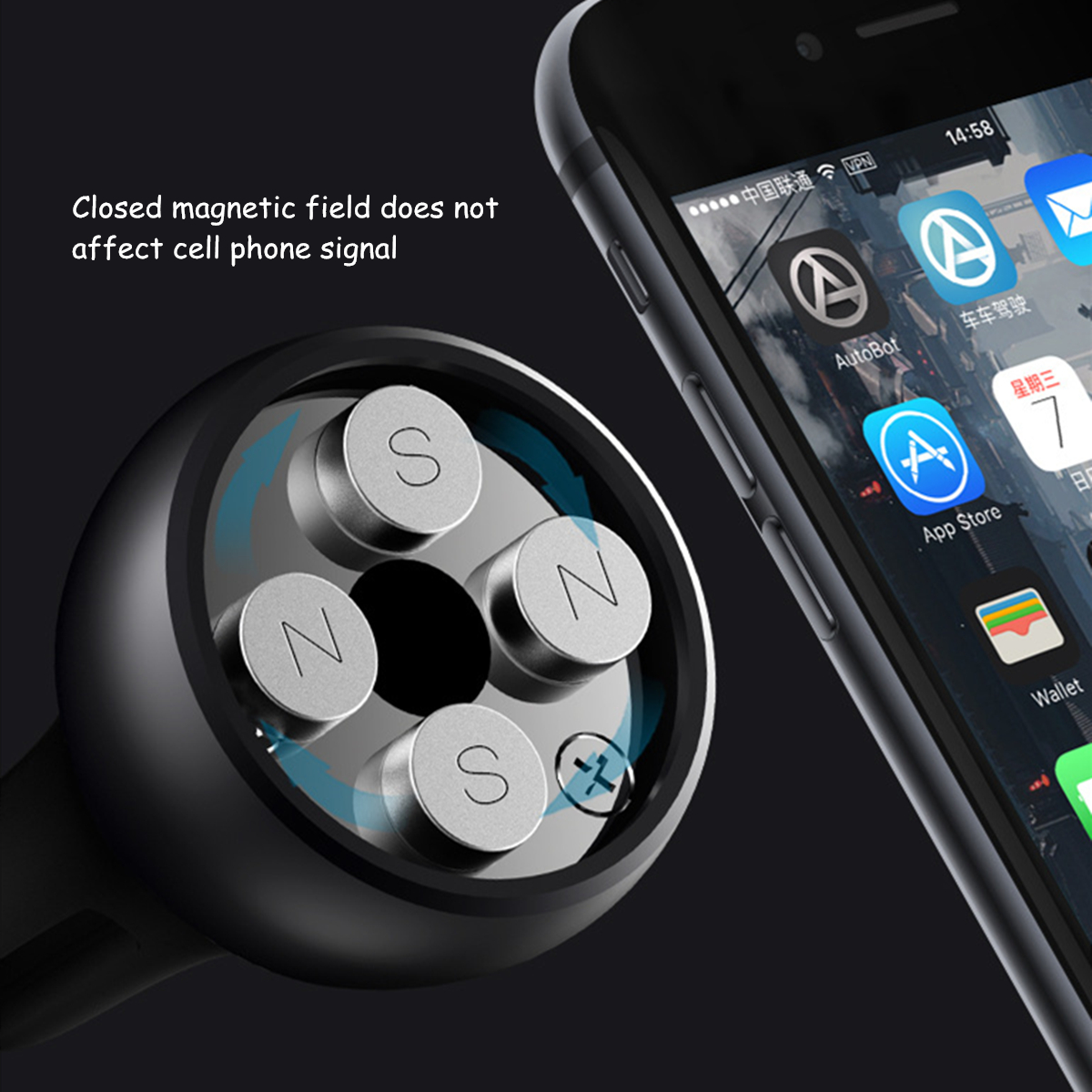Magnetic-360-Degree-Rotation-Air-Vent-Car-Phone-Stand-Holder-Mount-for-iPhone-11-for-Samsung-Xiaomi-1638652-3