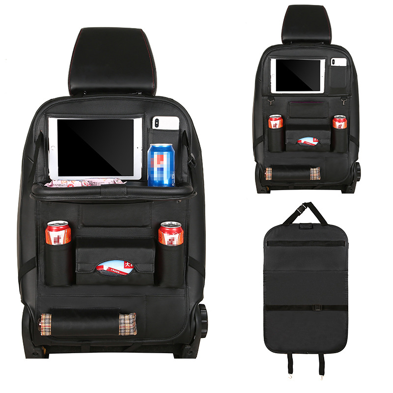 Multi-Function-Leather-Car-Seat-Hanging-Bag-with-Phone-Tablet-Storage-Pocket-Travel-Folding-Dining-T-1725290-1